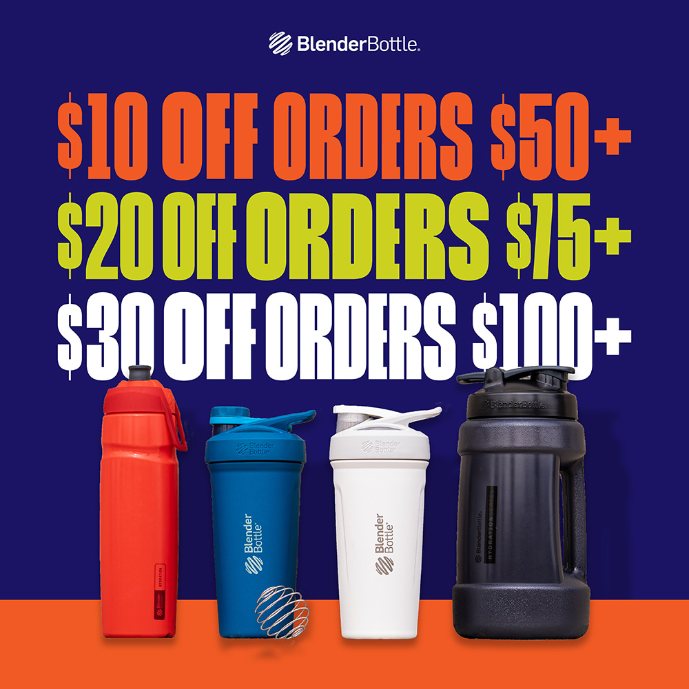 Blender Bottle Mantra 20 oz. Glass Shaker Mixer Cup with Loop Top